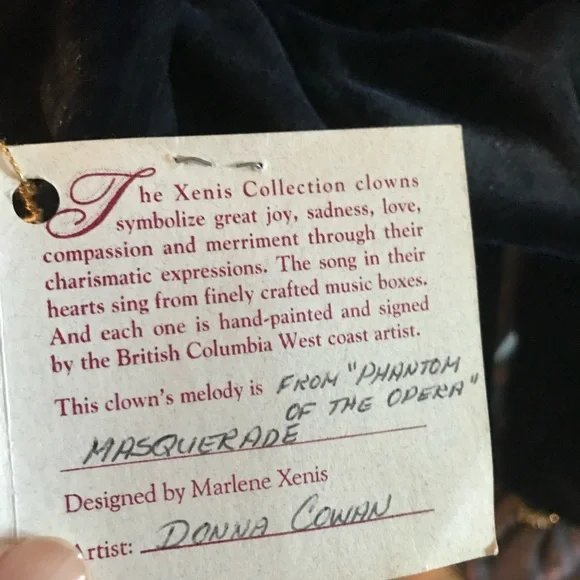 Hand painted musical clown collectible - Picture 4 of 10